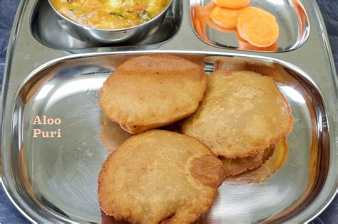 Aloo Ki Puri Potato Poori Recipe Aloo Poori Subbus Kitchen