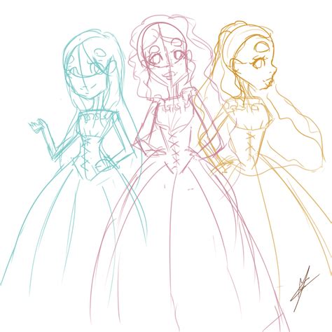 Schuyler Sisters sketch by Sukiitchi on DeviantArt