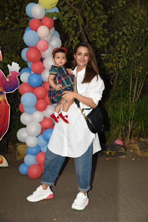 Photos Ekta Kapoor Poses With Son Ravie Kapoor On His First Birthday Distributes Sweets To The