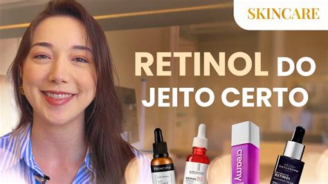 COMO USAR RETINOL SEM IRRITAR A PELE YouTube