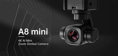 SIYI A8 mini 4K AI Mini Zoom Gimbal Camera - AI Identify & Tracking, 4K ...