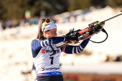 CDM Biathlon F Cocorico Encore Une Victoire Pour Justine Braisaz