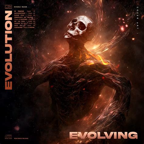 Evolution Premade Cover Art Photoshop PSD