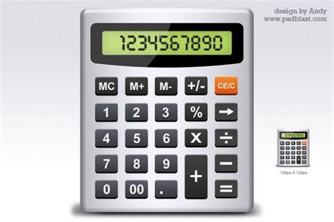 Calculadora Icono Psd Archivo Psd Gratis