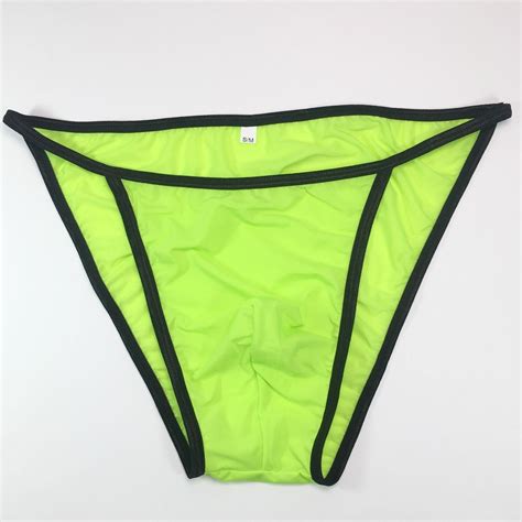 G K Men S String Bikini Contoured Pouch Silky Soft Ebay