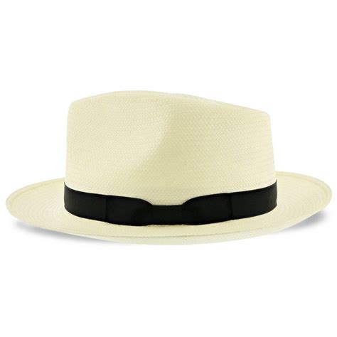 Mens Stetson Reward Shantung Straw Outdoor Fedora Hat