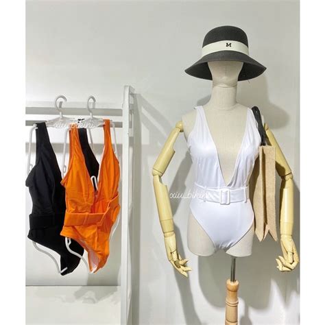 Bikini mảnh xẻ ngực kèm đai ảnh thật Shopee Việt Nam