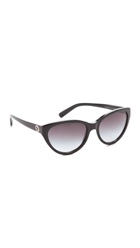 Tory Burch Cat Eye Sunglasses In Black Lyst