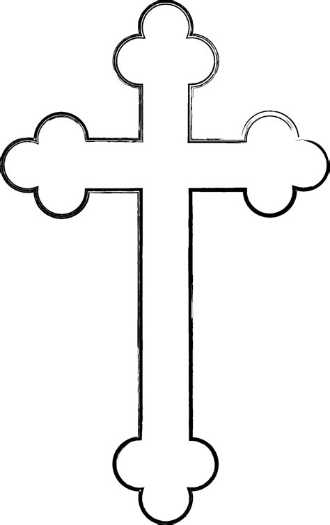 Cross church drawing design banner. 41265764 Vector Art at Vecteezy