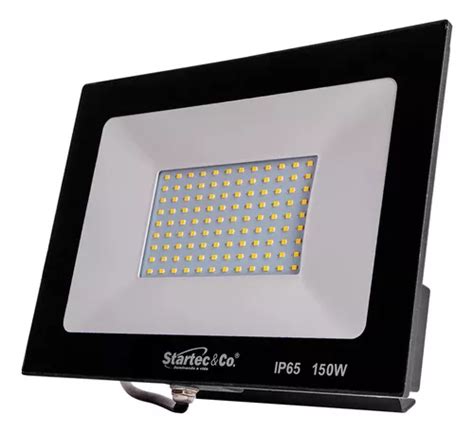 Reflector Led De W Luz Blanca Fr A K Color Negro Startec