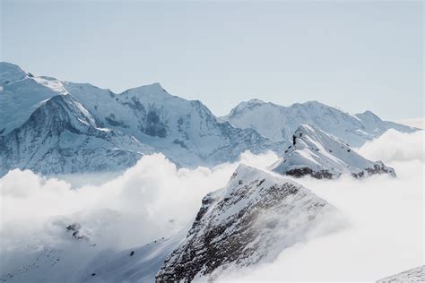 Snowy Mountain Range