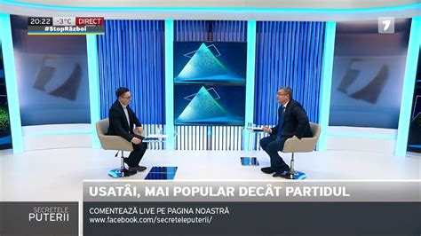 Renato Usatîi la emisiunea Secretele Puterii cu Alex Cozer Jurnal TV