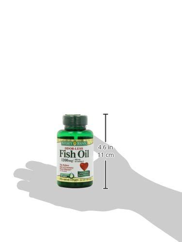 Купить Natures Bounty Fish Oil 1200 Mg Odorless Omega 3 Softgels 60