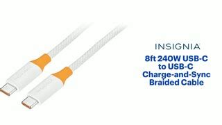 Customer Reviews Insignia 8ft 240W USB C To USB C Charge And Sync