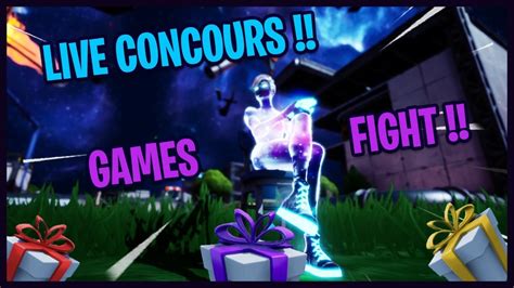 Live Concours Games Fight Abo J Offre Cadeaux De La Boutique