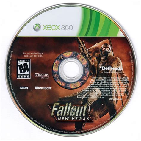 Fallout New Vegas Xbox 360 Somente O Disco 1 Detalhe