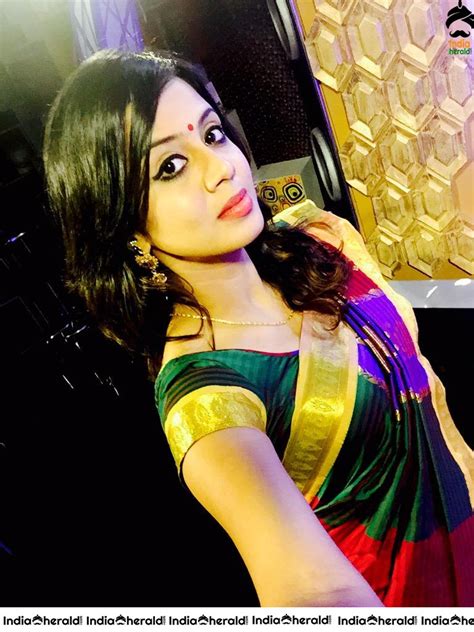 Sun Music Anchor Cum Brahmin Beauty Anjana Rangan Hot Photo