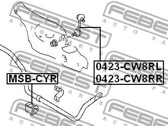 MN101395,MITSUBISHI MN101395 Bearing Bush, stabiliser for MITSUBISHI
