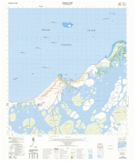 Onslow 1954 4 Map By Geoscience Australia Avenza Maps