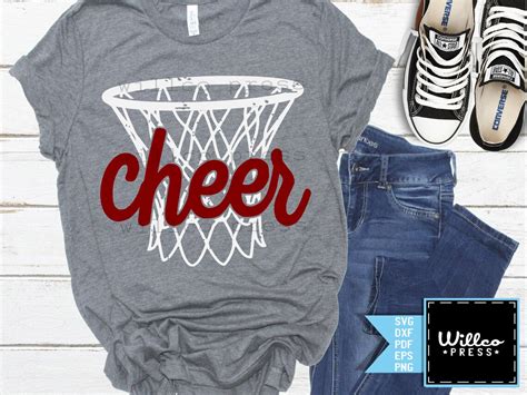 Basketball Cheer Svg Cheer Svg Basketball Shirt Basketball Etsy