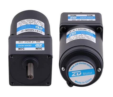 Zd Right Angle Micro Electric Induction Ac Gear Motor With Terminal Box