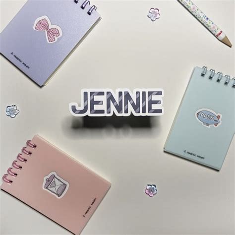 BLACKPINK JENNIE STICKERS 3pc - Etsy