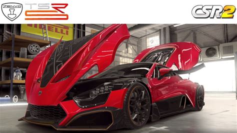 Zenvo TSR S Red Lagoon CSR2 Racing AR Showcase YouTube