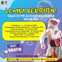 Dinas Perpustakaan Dan Kearsipan Lomba Bertutur Siswa SD MI Se Kota