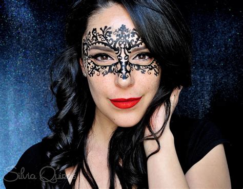 Lace Mask Face Paint Tutorial