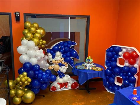 Sonic Birthday Balloon Decorations Sonic Birthday Parties Birthday