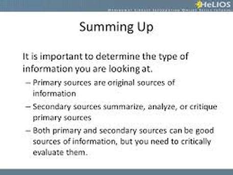 Primary/Secondary - Miss Francine's Secondary 4 History Website 