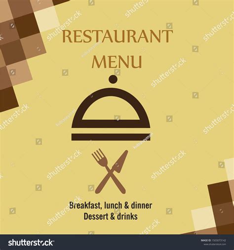 Restaurant Menu Design Template Vector Illustration Stock Vector Royalty Free 1503073142