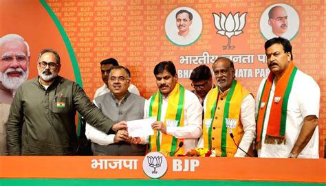 Zaheerabad MP BB Patil Joins Bharatiya Janata Party BJP In The