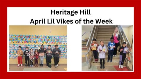 Hh April Lil Vikes Of The Week Heritage Hill Elementary