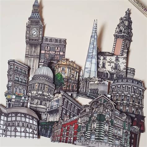 London Cityscape Drawing at GetDrawings | Free download