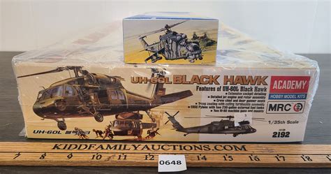 LOT OF 2 - MODEL KITS - INCL TRUMPETEER HIND-E HELICOPTER & ACADEMY ...