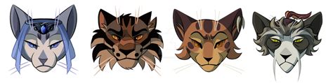 Warrior Cats Game: characters icons by Histr on DeviantArt