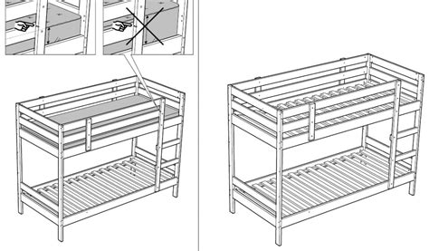 Ikea Bunk Bed Assembly Instructions Pdf Next Bed Frame Instructions Bed