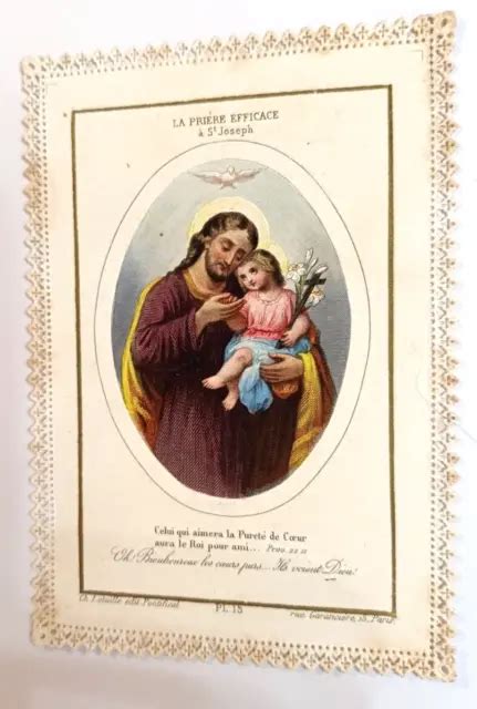 Ancienne Image Pieuse Canivet La Pri Re Efficace St Joseph Eur