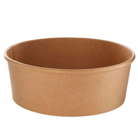 Bowl Kraft Polipapel Ecol Gico Con Tapa Pl Stica Ml Oz