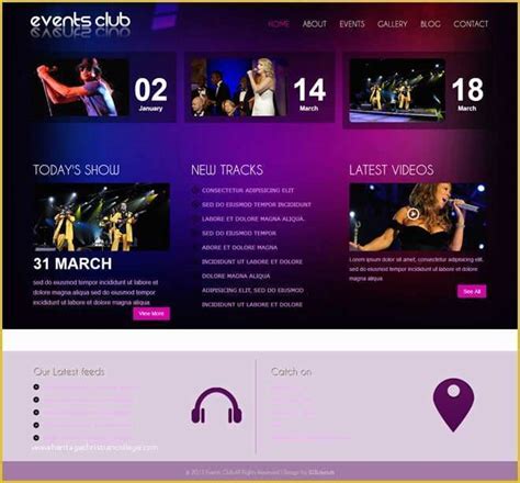 Conference Website Template Free Of Free event Bootstrap Template List ...