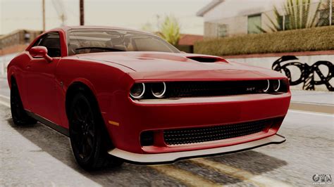 Dodge Challenger Srt Hellcat 2015 Hqlm For Gta San Andreas