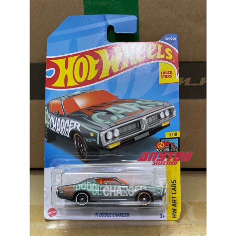 Hot Wheels Rodas Quentes Hw Art Cars Dodge Charger Modelo Escala Fundida Carro