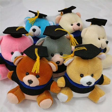 Jual Boneka Teddy Bear Wisuda Kerah Biru Boneka Beruang Wisuda Ukuran