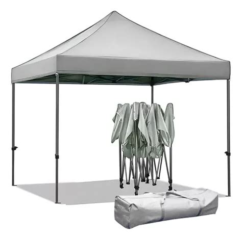 Tenda Gazebo 3x3 Barraca Praia Bag Sanfonada Articulada Aço Cor Branco