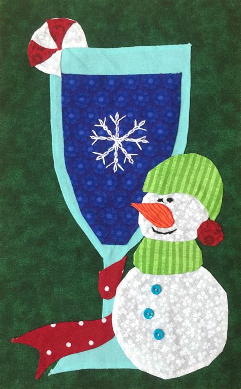 Quilt Block of the Week: Snowman!