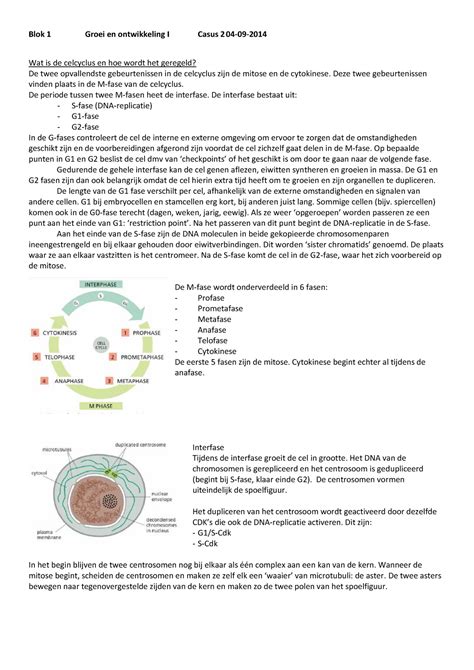 Werkgroep Uitwerkingen Groei Ontwikkeling Casus 2 Blok 1 Groei En