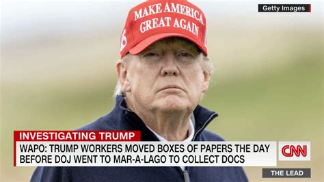 Washington Post Trump Employees Moved Boxes The Day Before Doj Went To