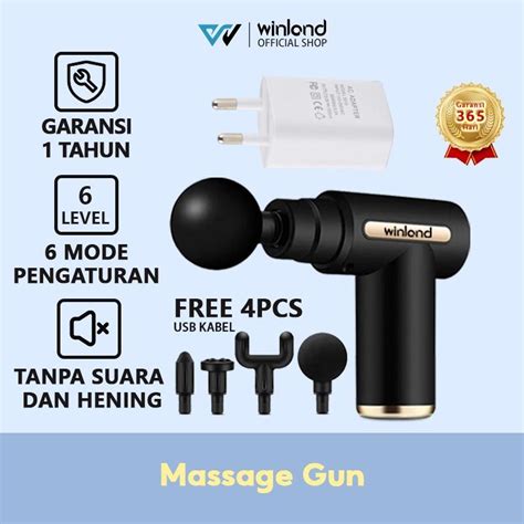 Jual Winland Massage Gun Alat Pijat In Alat Fitnes Mainan Dewasa