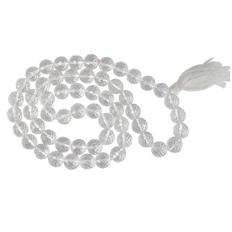 Buy Reiki Crystal Products Natural Aaa Sphatik Clear Quartz Mala Mm